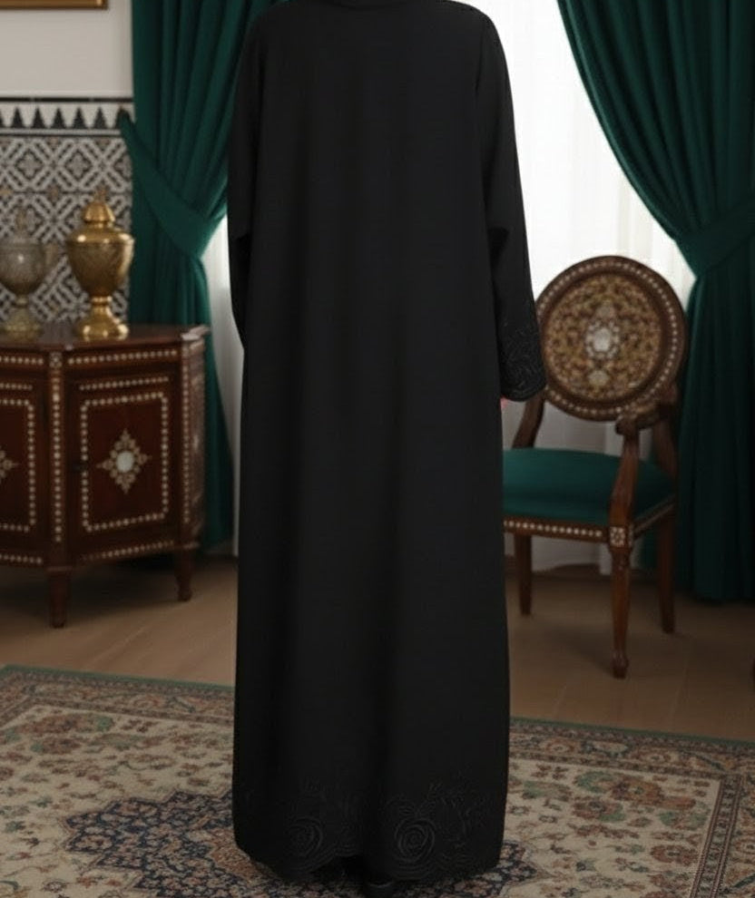 Black Rose Abaya