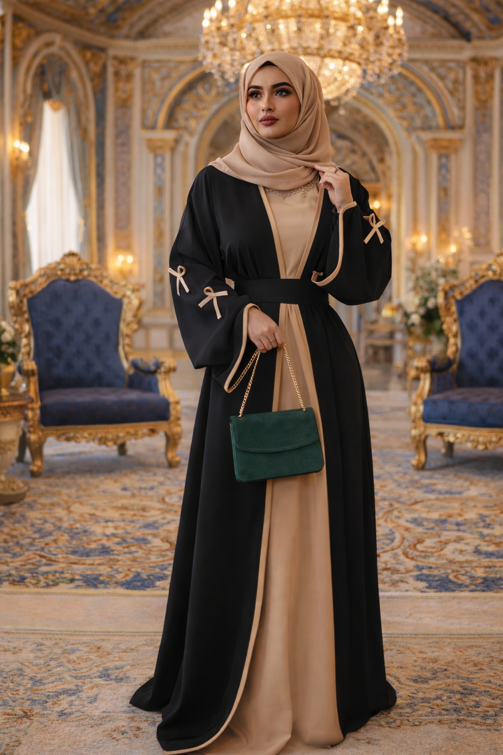 Bow Sleeve Abaya