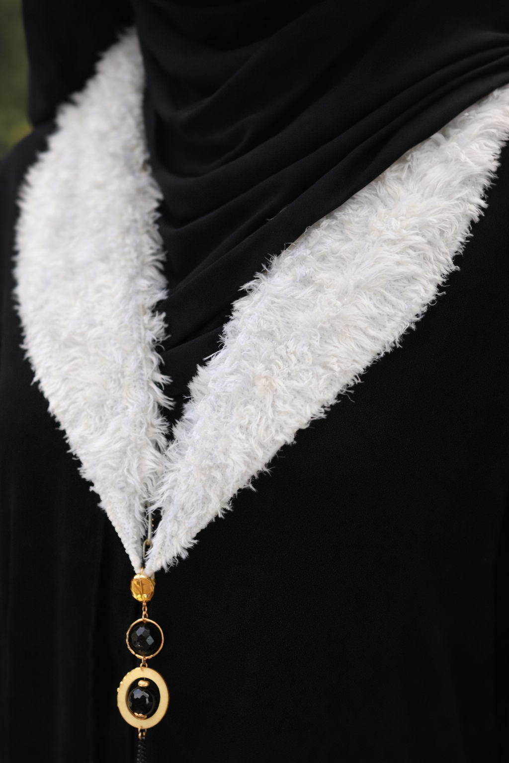 Luxe Fur Abaya