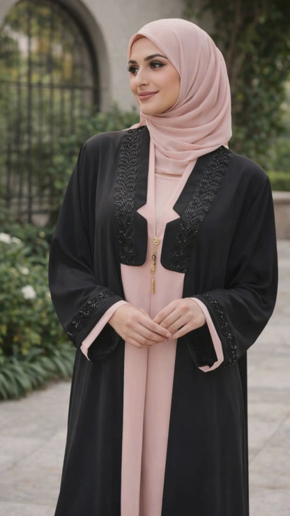Petal Dusk Abaya