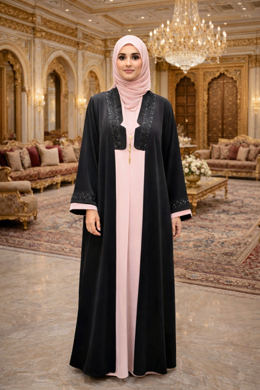 Petal Dusk Abaya